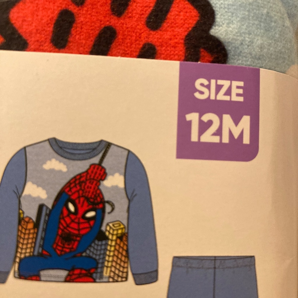 🌷5/$25 Spider-Man 12 month pajama set - Picture 2 of 4